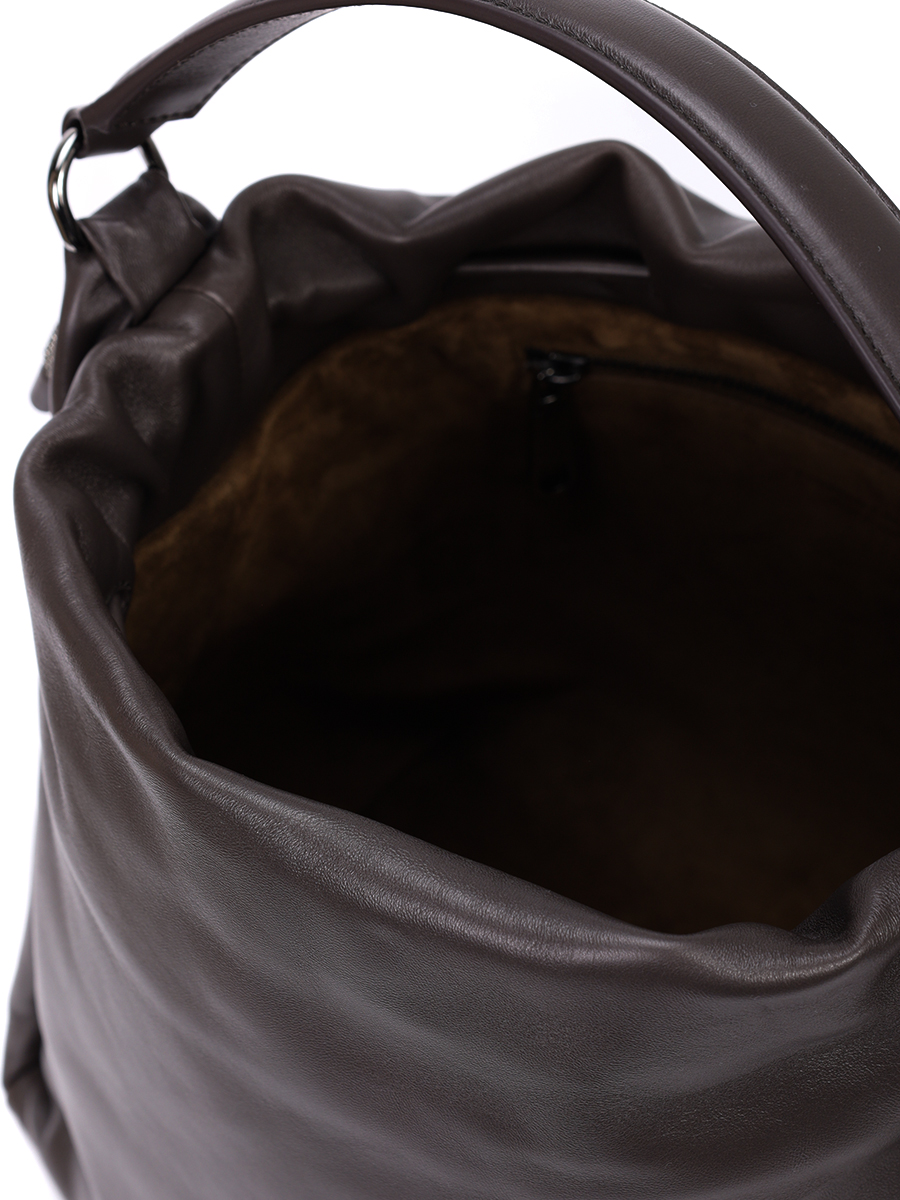 Сумка кожаная BRUNELLO CUCINELLI MBGPD3611 C8279 Коричневый  Фото 3