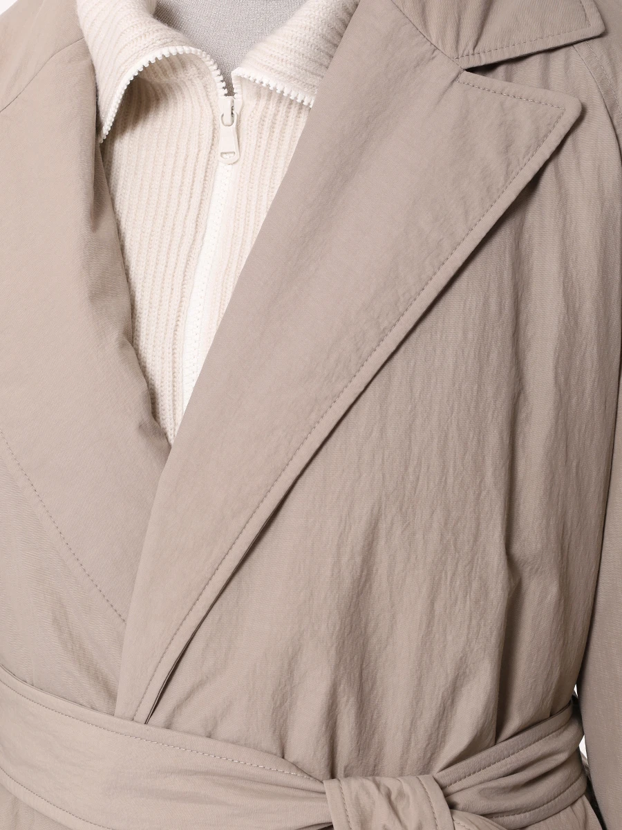 Плащ утепленный BRUNELLO CUCINELLI MD5999897 C9123 Бежевый  Фото 5