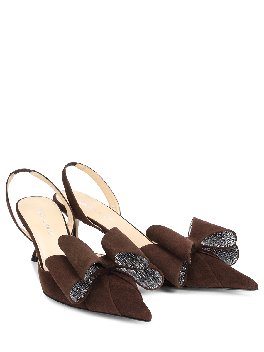 Туфли замшевые Le Cadeau MACH&MACH PF24-S0577-65-SUE-DKB Коричневый  Фото 2