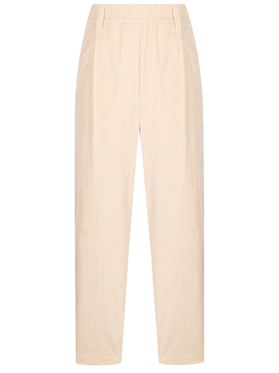 Брюки вельветовые BRUNELLO CUCINELLI MD574P8773 C1934 Бежевый 