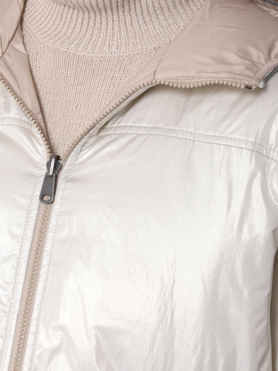 Пуховик двусторонний BRUNELLO CUCINELLI ML1597861 C130 Серебряный  Фото 5