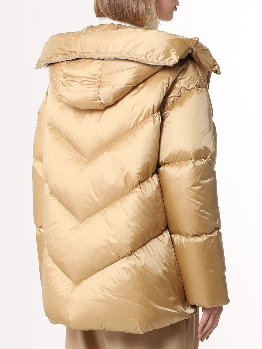 Пуховик стеганый ADD 10AW341/7712 Бежевый  Фото 3