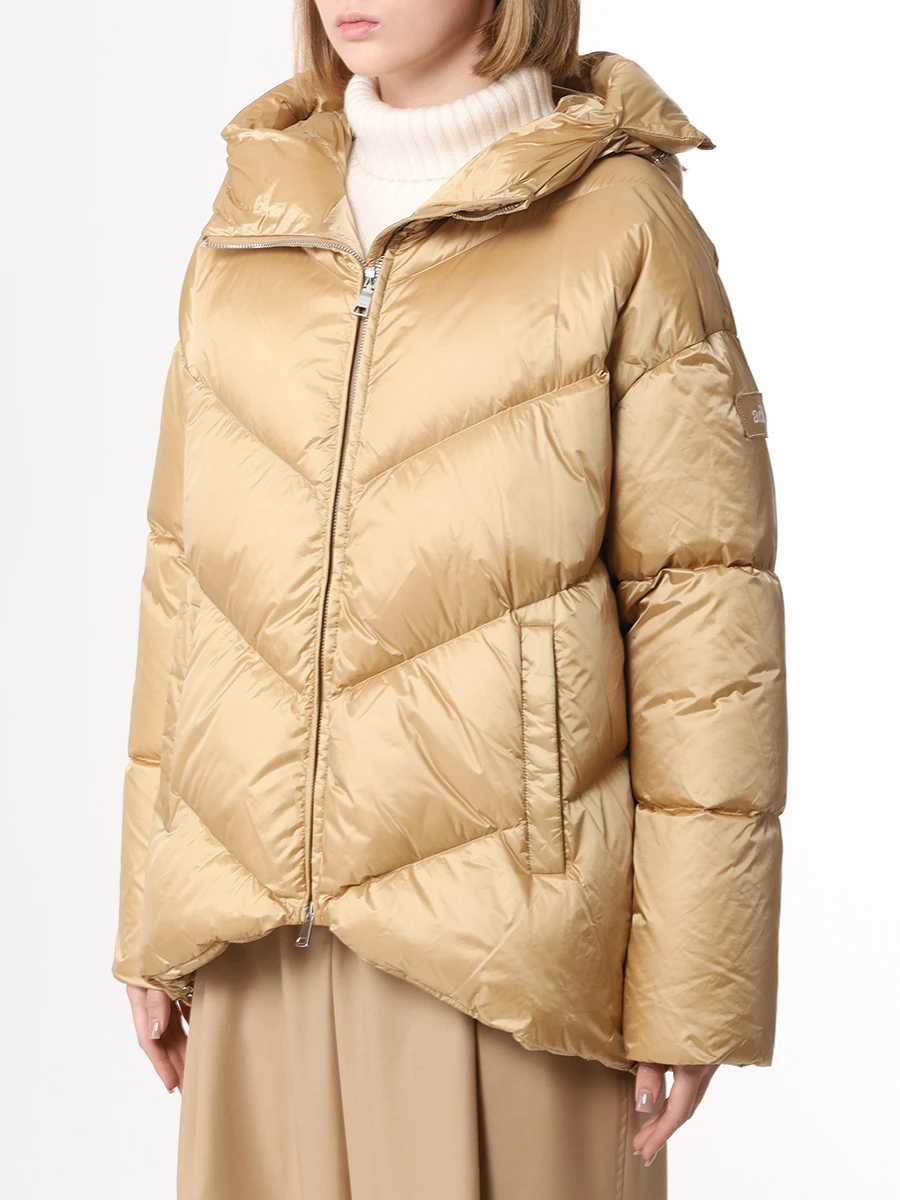 Пуховик стеганый ADD 10AW341/7712 Бежевый  Фото 4