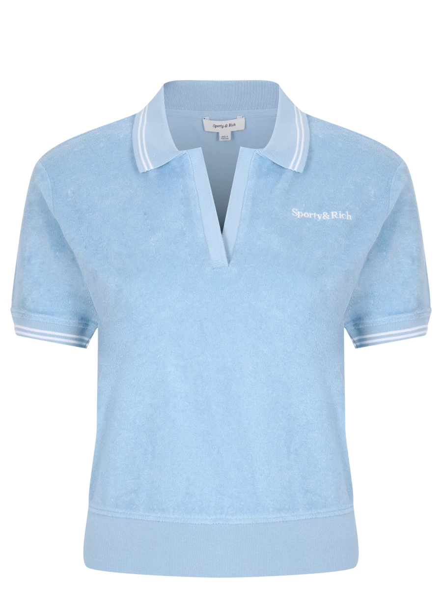 

Поло хлопковое, Голубой, TO025S416SS/104