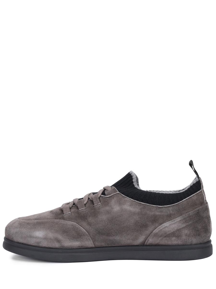 Кеды замшевые на байке ALDO BRUE` AB4770/T/CA.L Серый  Фото 3