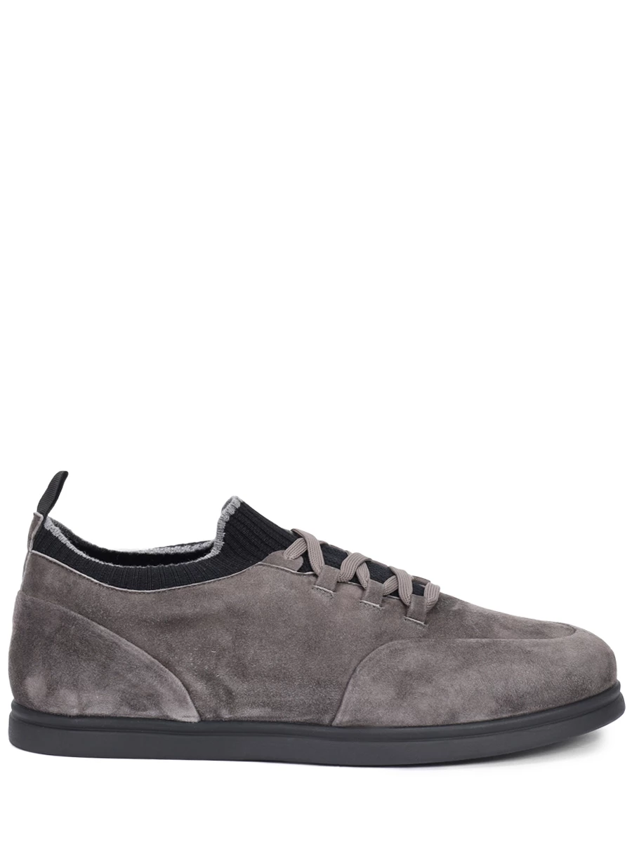 Кеды замшевые на байке ALDO BRUE` AB4770/T/CA.L Серый 