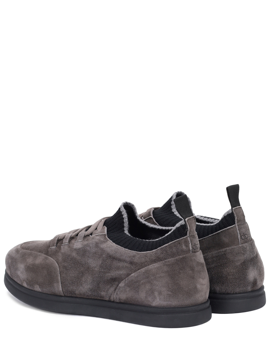 Кеды замшевые на байке ALDO BRUE` AB4770/T/CA.L Серый  Фото 4