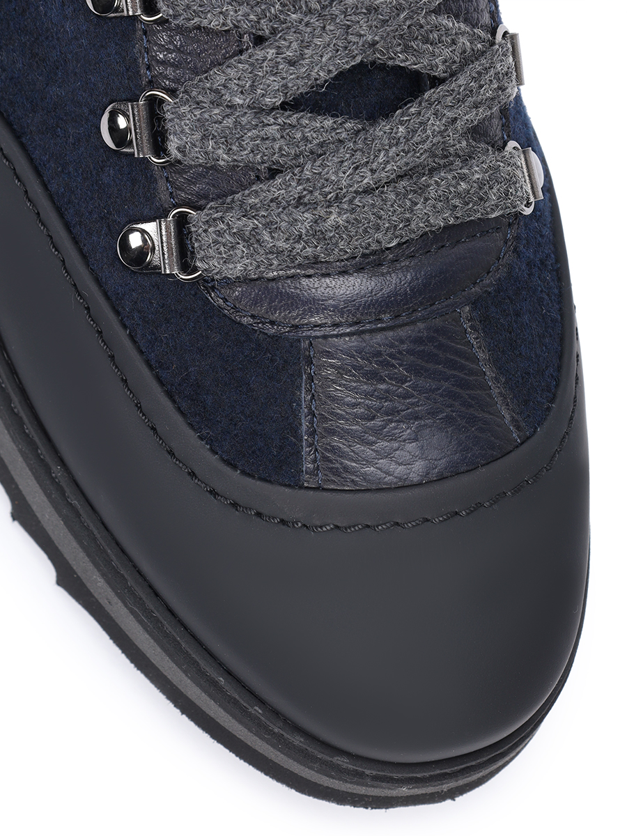 

Полуботинки комбинированные на байке, Синий, MEGEVE-12566.20