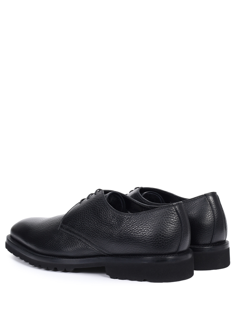 

Дерби кожаные на меху, Черный, 242U024.3