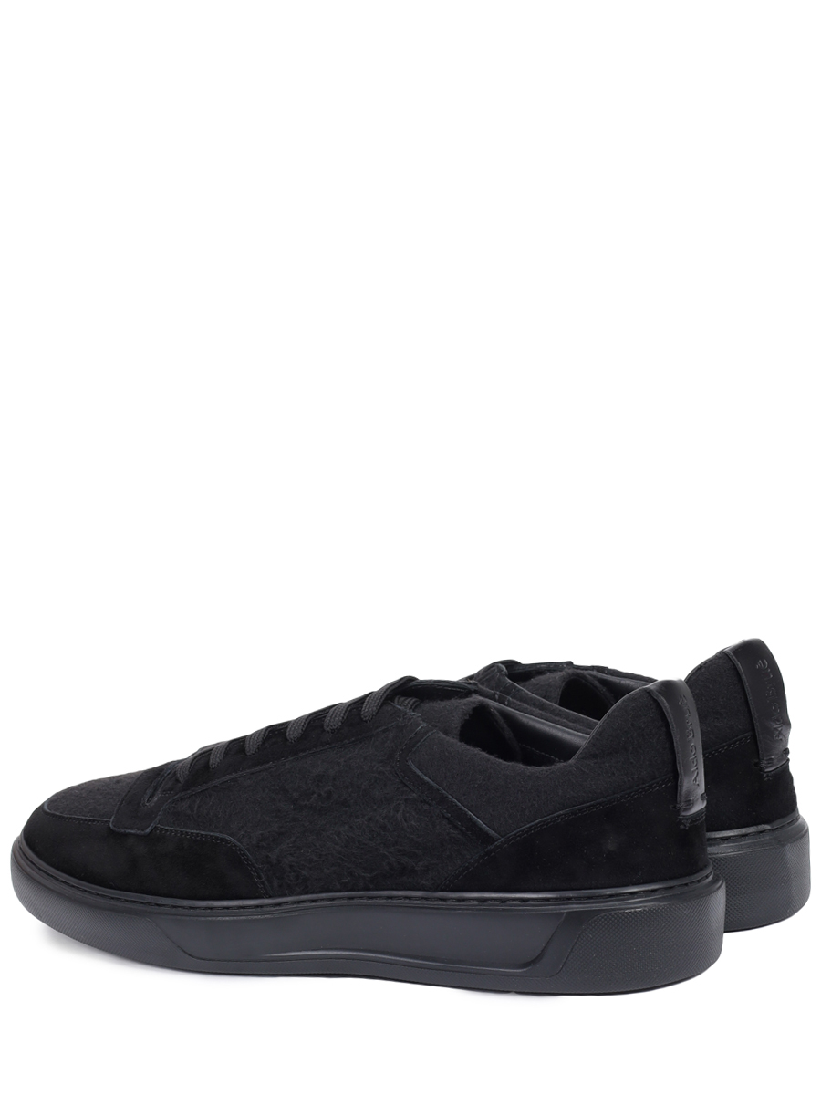 Кеды комбинированные на байке ALDO BRUE` AB9253/T/CATBNC.L Черный  Фото 4