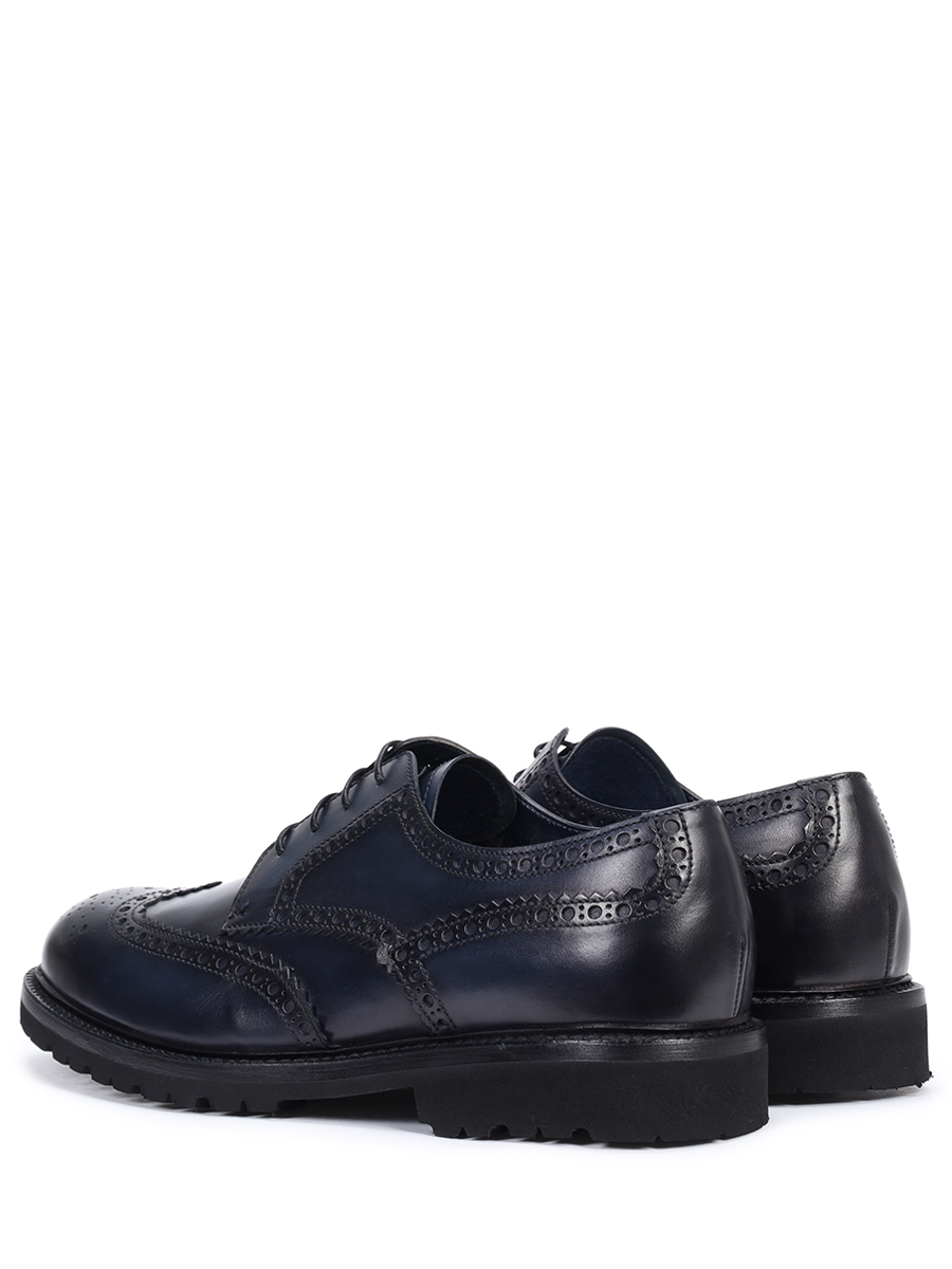 

Дерби кожаные на байке, Синий, 222U067.30