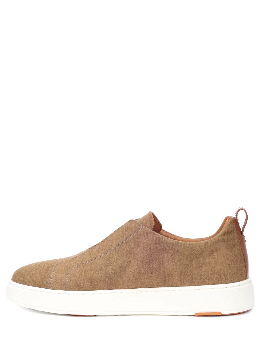 Кеды текстильные SANTONI MBCG21995BARTANUE10 Коричневый  Фото 3