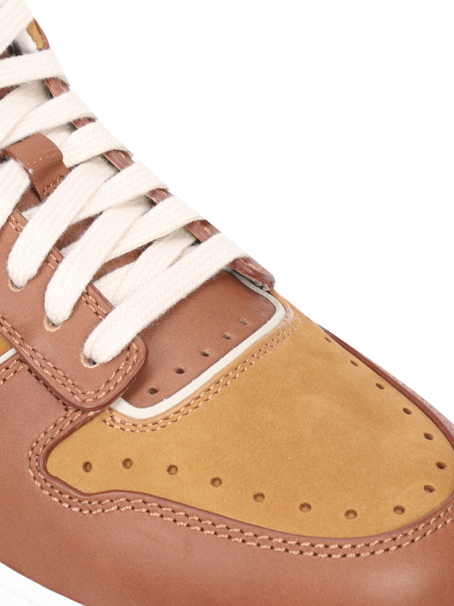 Кеды комбинированные SANTONI MBSG22000BAMGMUSM50 Коричневый  Фото 5