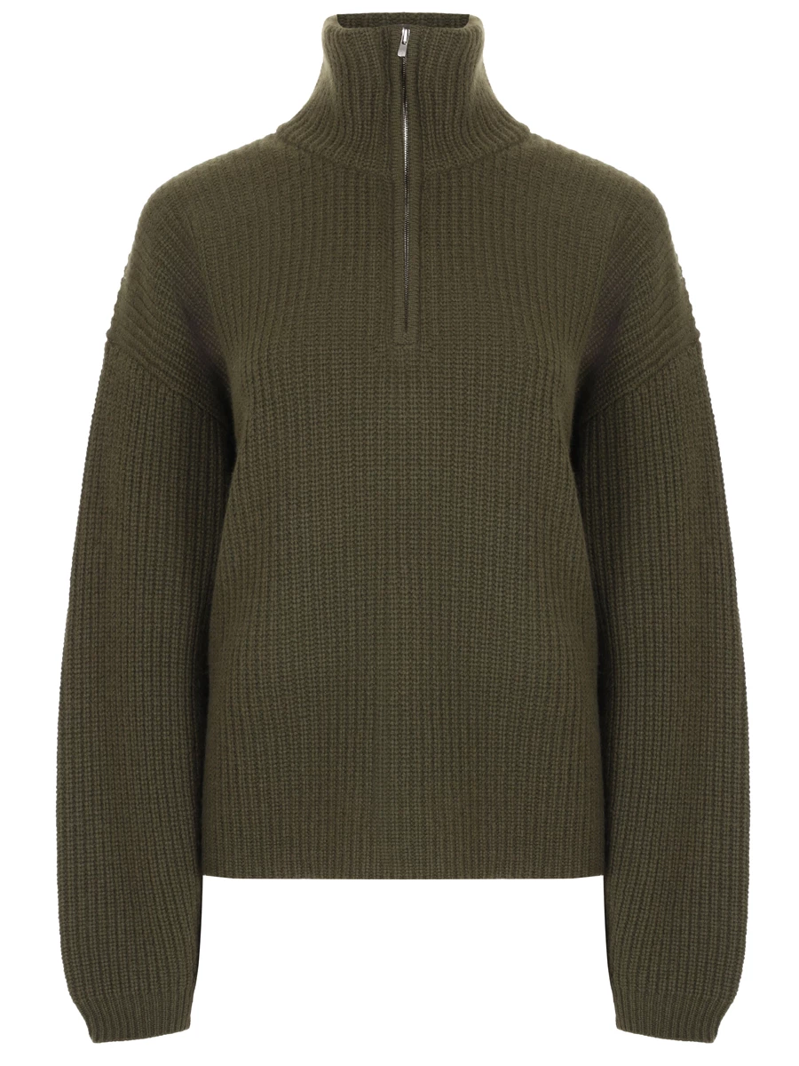 

Свитер кашемировый, Зеленый, KNJP24176/DARK OLIVE