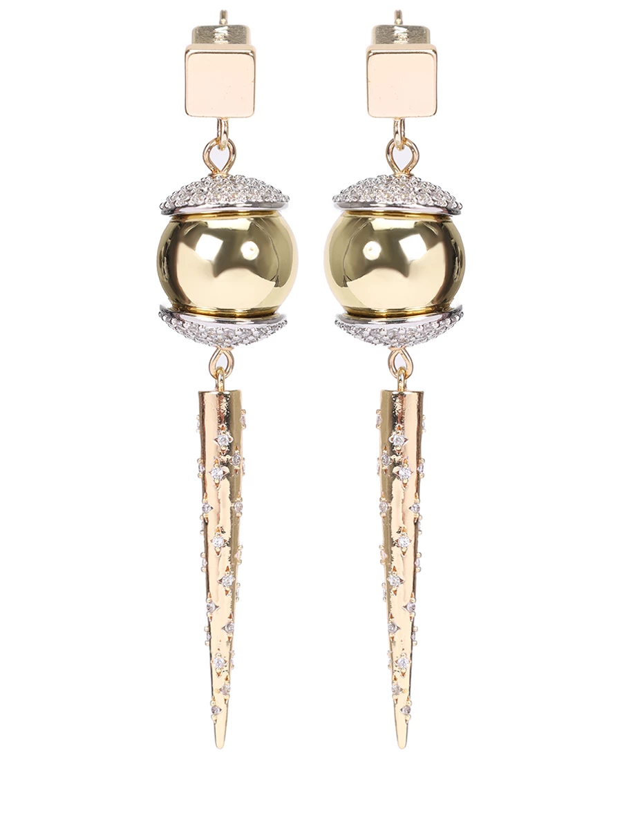 

Серьги из латуни, Золотой, 2425-241
