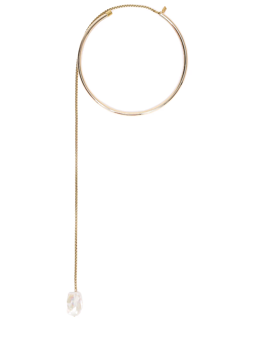 

Колье с жемчугом, Золотой, 2425-247GOLD