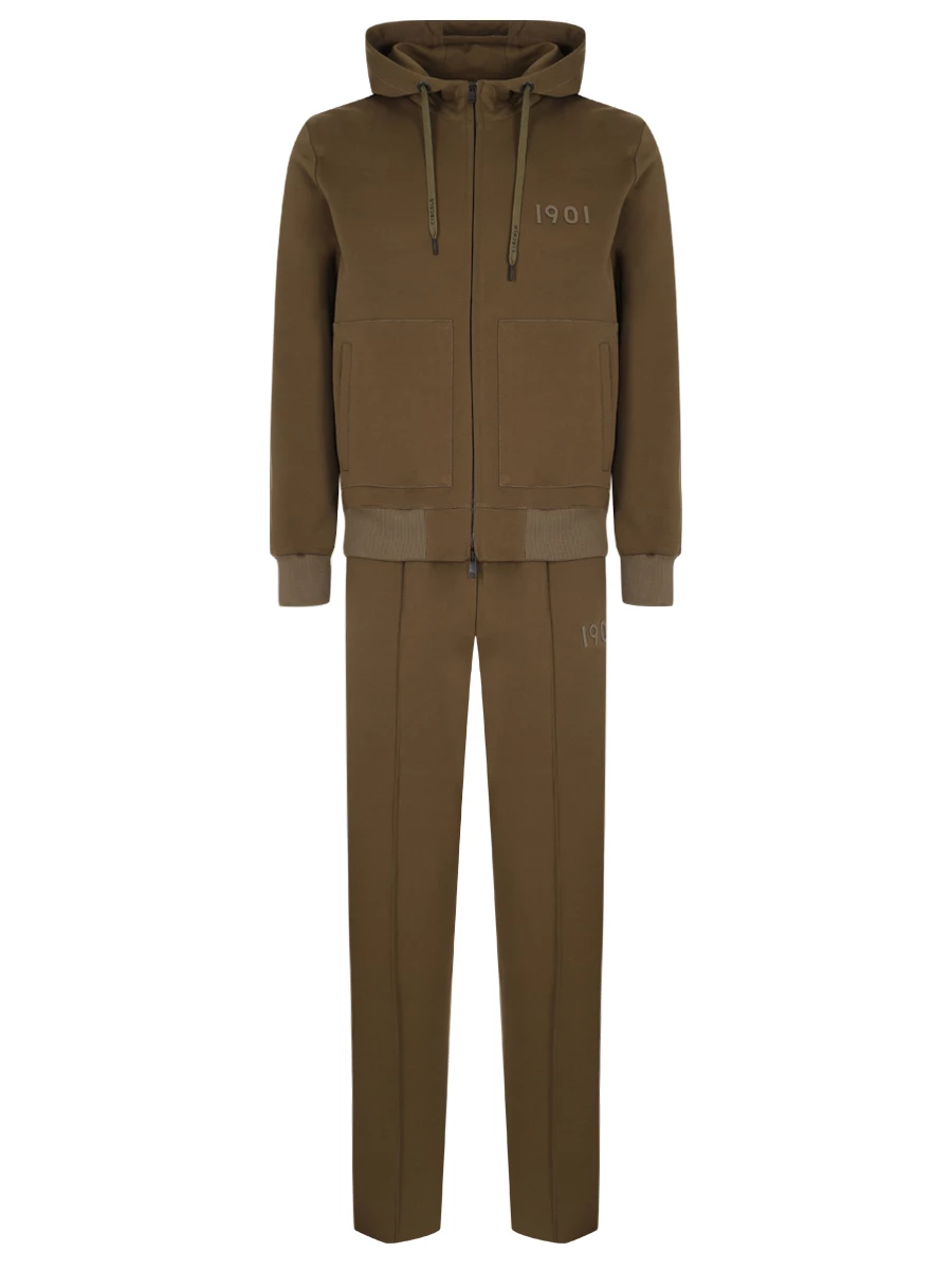 Костюм хлопковый CIRCOLO 1901 CN4496 345 GIUB/CN4497 345 PANT ASPARAGO Хаки 