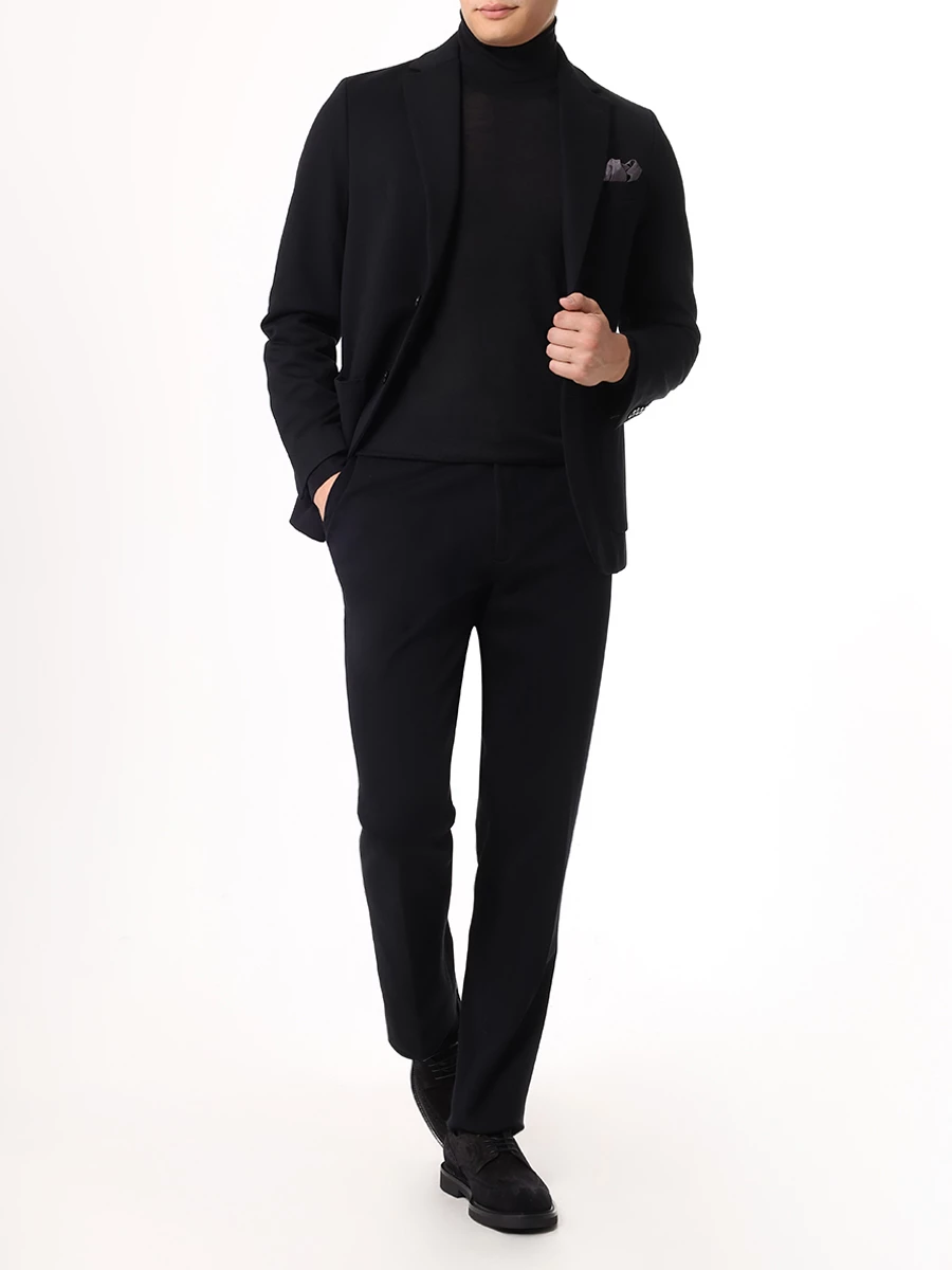 Костюм хлопковый CIRCOLO 1901 CN4494 001 GIACCA/CN4495 001 PANT NERO Черный  Фото 2