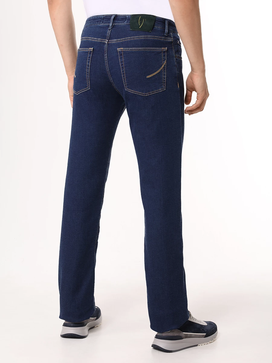 Джинсы Regular Fit хлопковые HANDPICKED 757/W1/RIMINI Синий  Фото 3