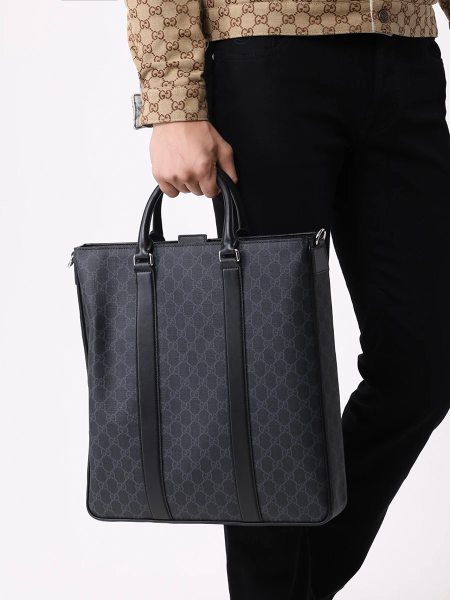 Сумка комбинированная GUCCI 794918FADJA1042 Черный  Фото 2