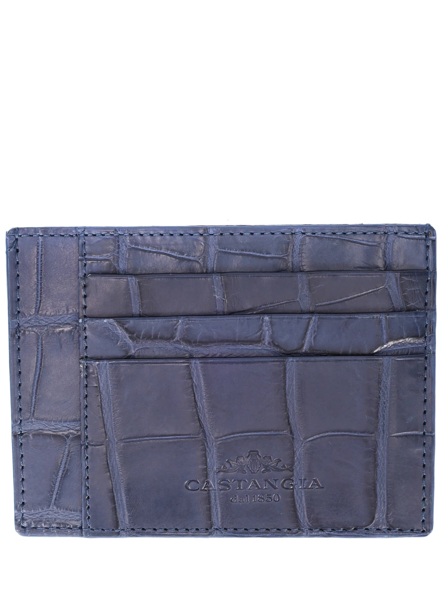 

Кардхолдер кожаный, Синий, PC-01