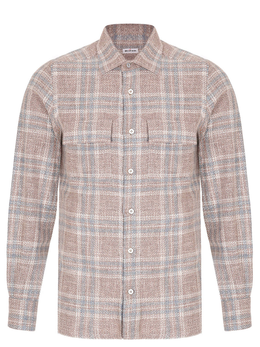 Рубашка Regular Fit шерстяная KITON