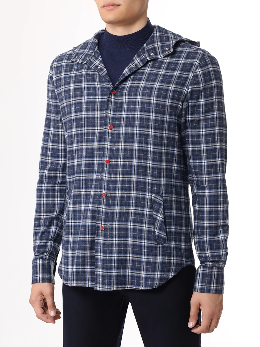 

Рубашка Regular Fit хлопковая, Синий, UMCMARH0906801000