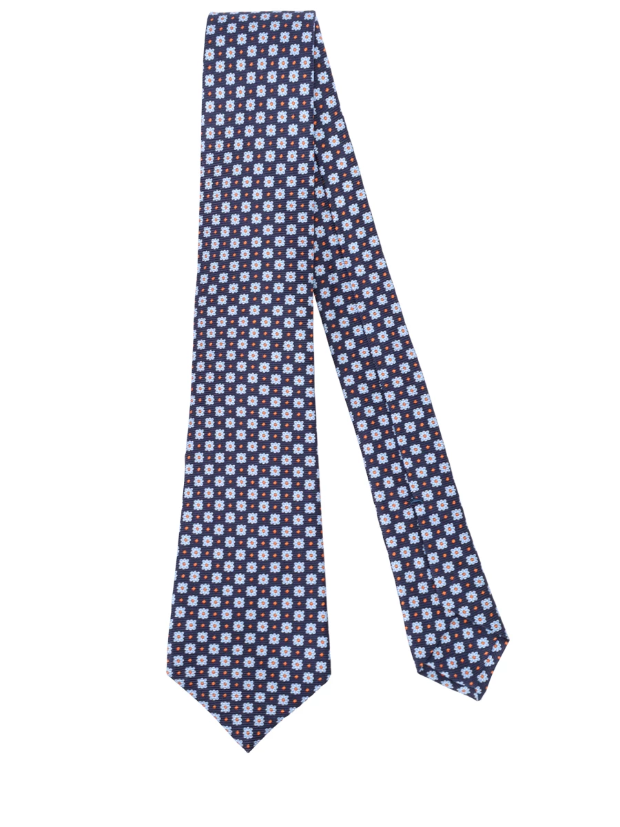 Галстук шелковый KITON UCRVKPC01L4403002 Синий  Фото 2