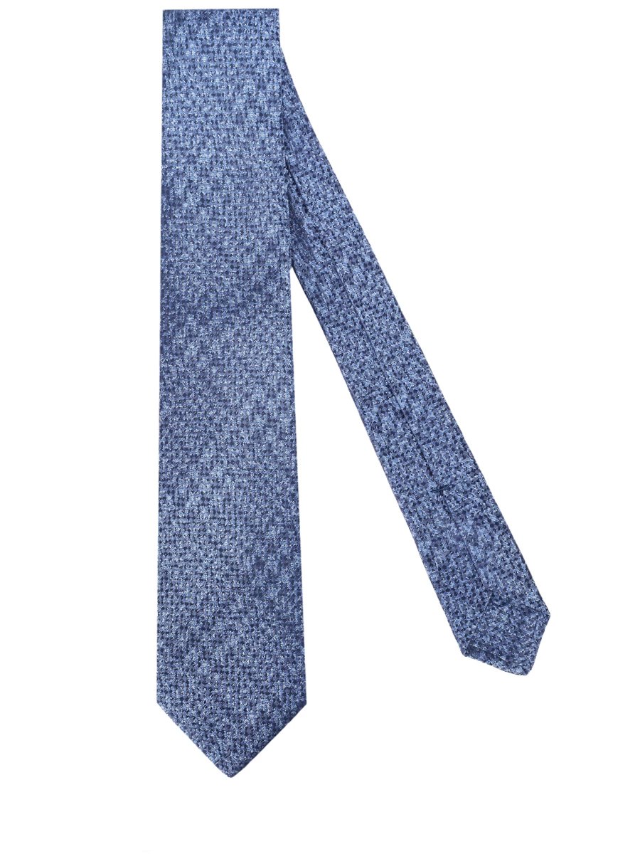 Галстук шелковый KITON UCRVKPC01L3101009 Голубой  Фото 2