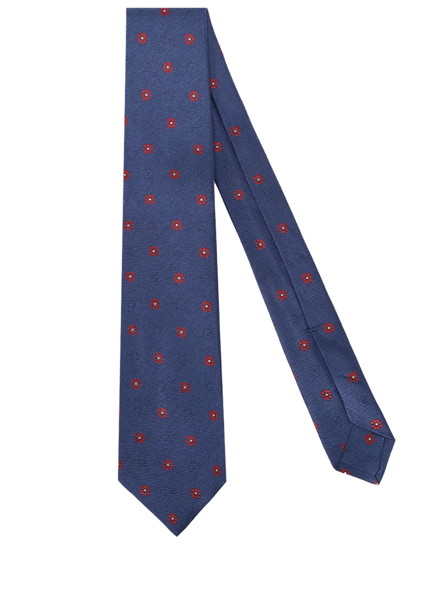 Галстук шелковый KITON UCRVKPC01L2802000 Синий  Фото 2