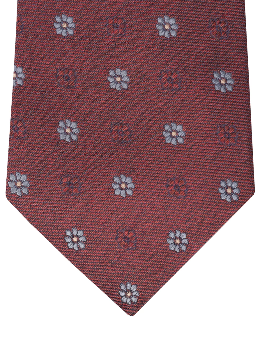 Галстук шелковый KITON UCRVKPC01L2804000 Бордовый  Фото 3