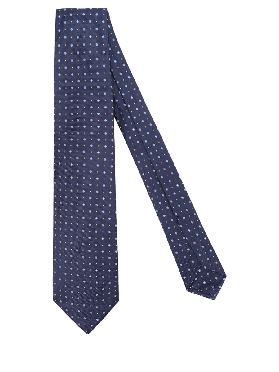 Галстук шелковый KITON UCRVKPC01L3703000 Синий  Фото 2