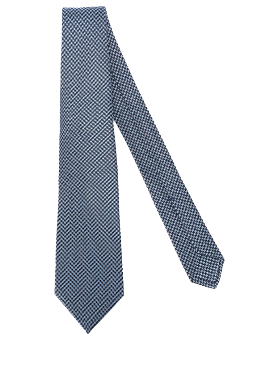 Галстук шелковый KITON UCRVKPC01L6501002 Голубой  Фото 2