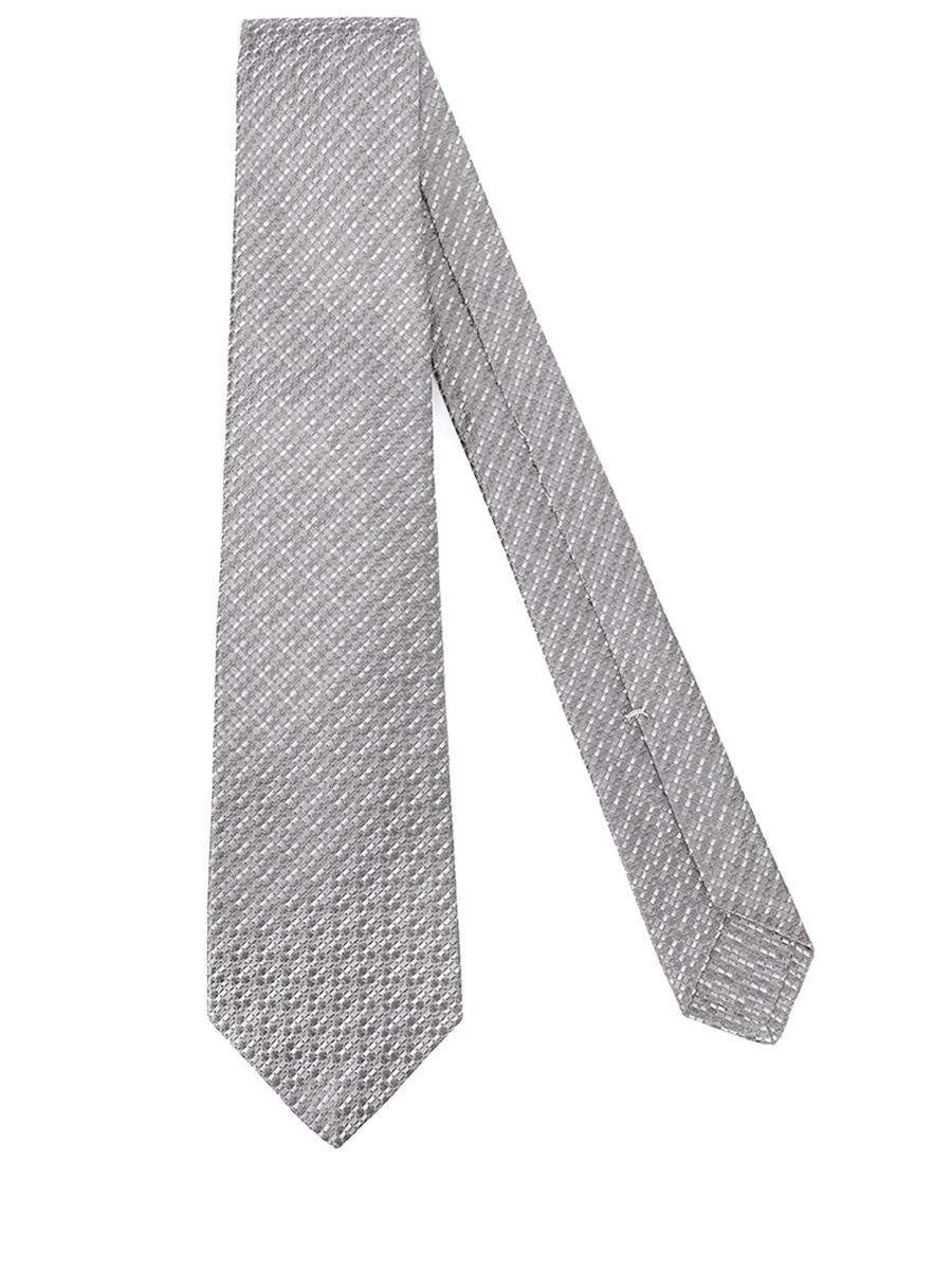 Галстук шелковый KITON UCRVKPC01L1009000 Бежевый  Фото 2