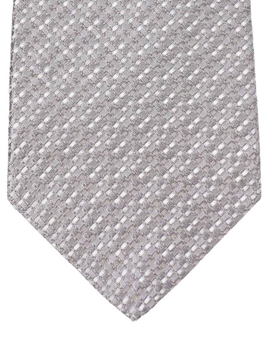 Галстук шелковый KITON UCRVKPC01L1009000 Бежевый  Фото 3