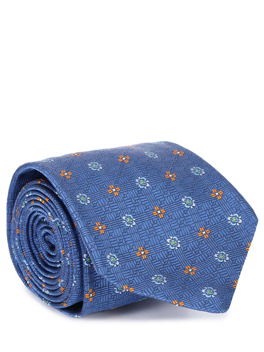 Галстук шелковый KITON UCRVKPC02L0202000 Голубой 