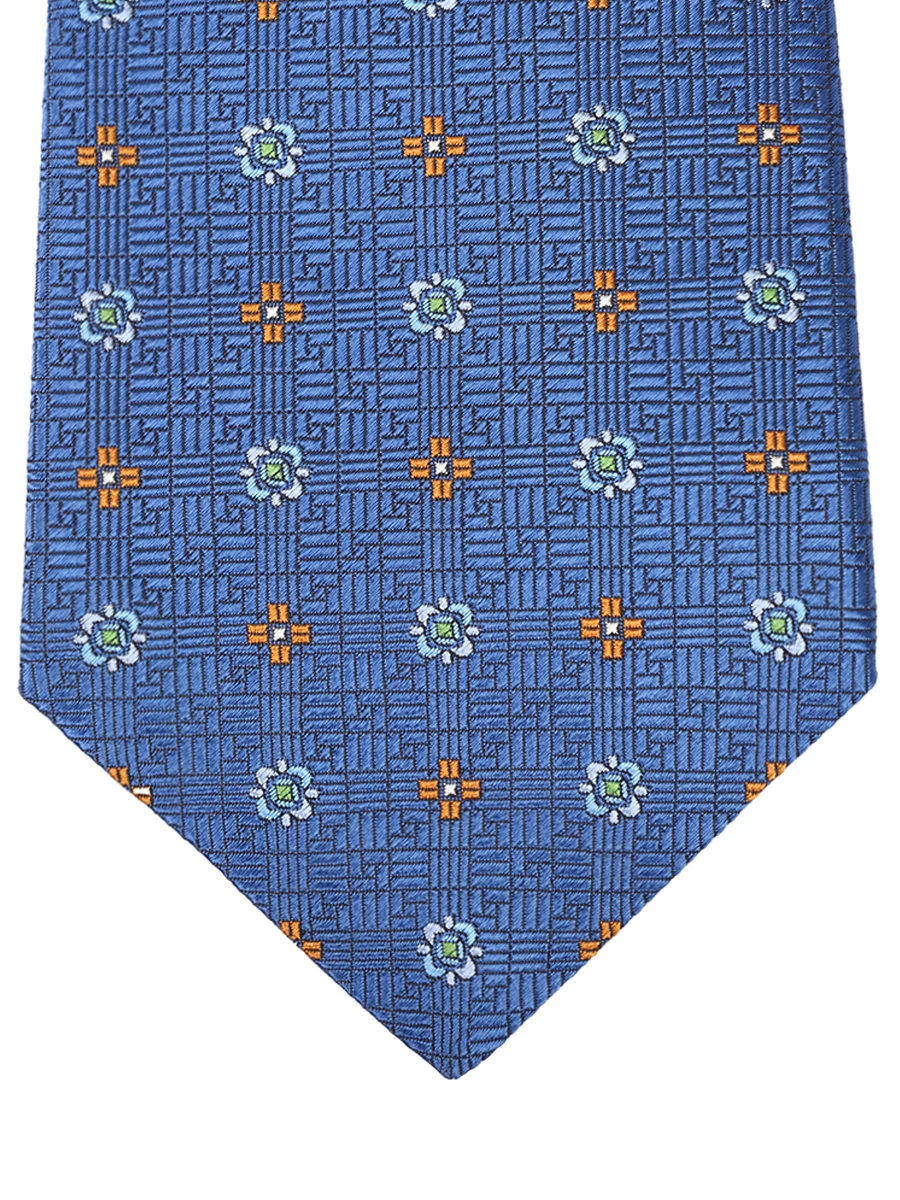 Галстук шелковый KITON UCRVKPC02L0202000 Голубой  Фото 3