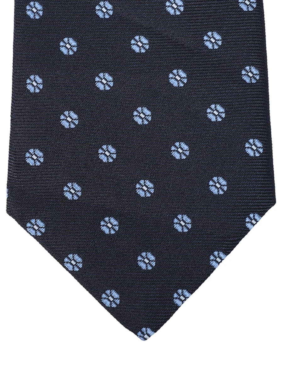 Галстук шелковый KITON UCRVKPC02L0401002 Темно Синий  Фото 3