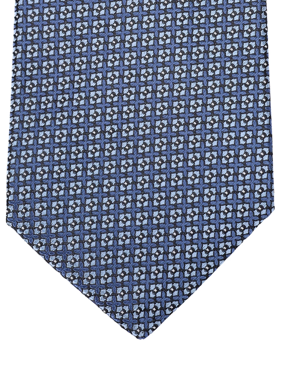 Галстук шелковый KITON UCRVKPC01L5701002 Узор Голубой  Фото 3