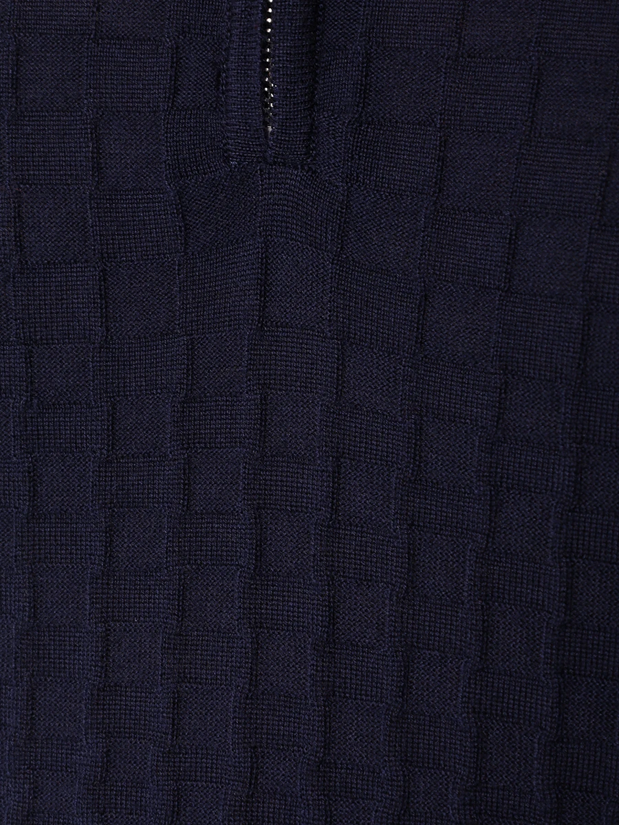 Поло из кашемира и шерсти CASTANGIA D14 Темно Синий  Фото 6