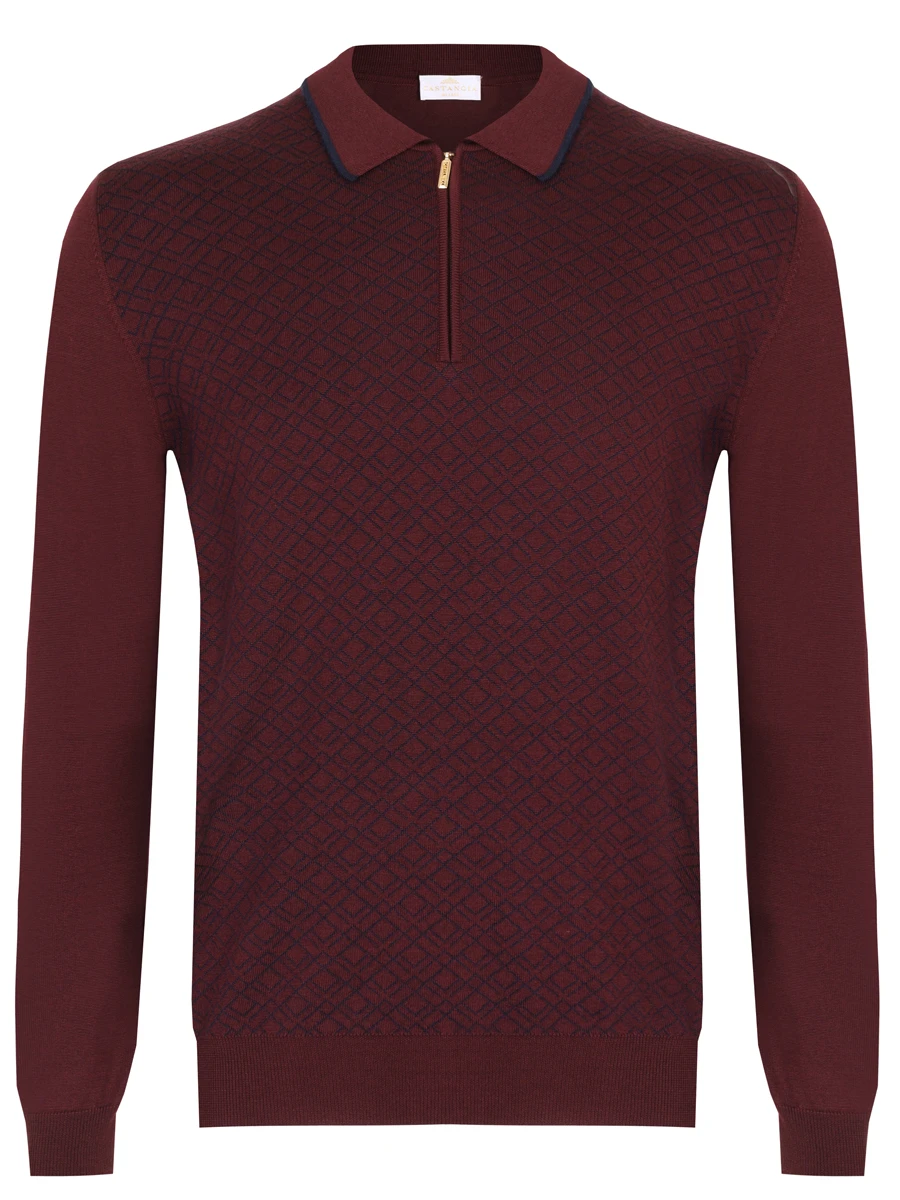 

Поло шерстяное, Бордовый, CA15H21 STOCK SR