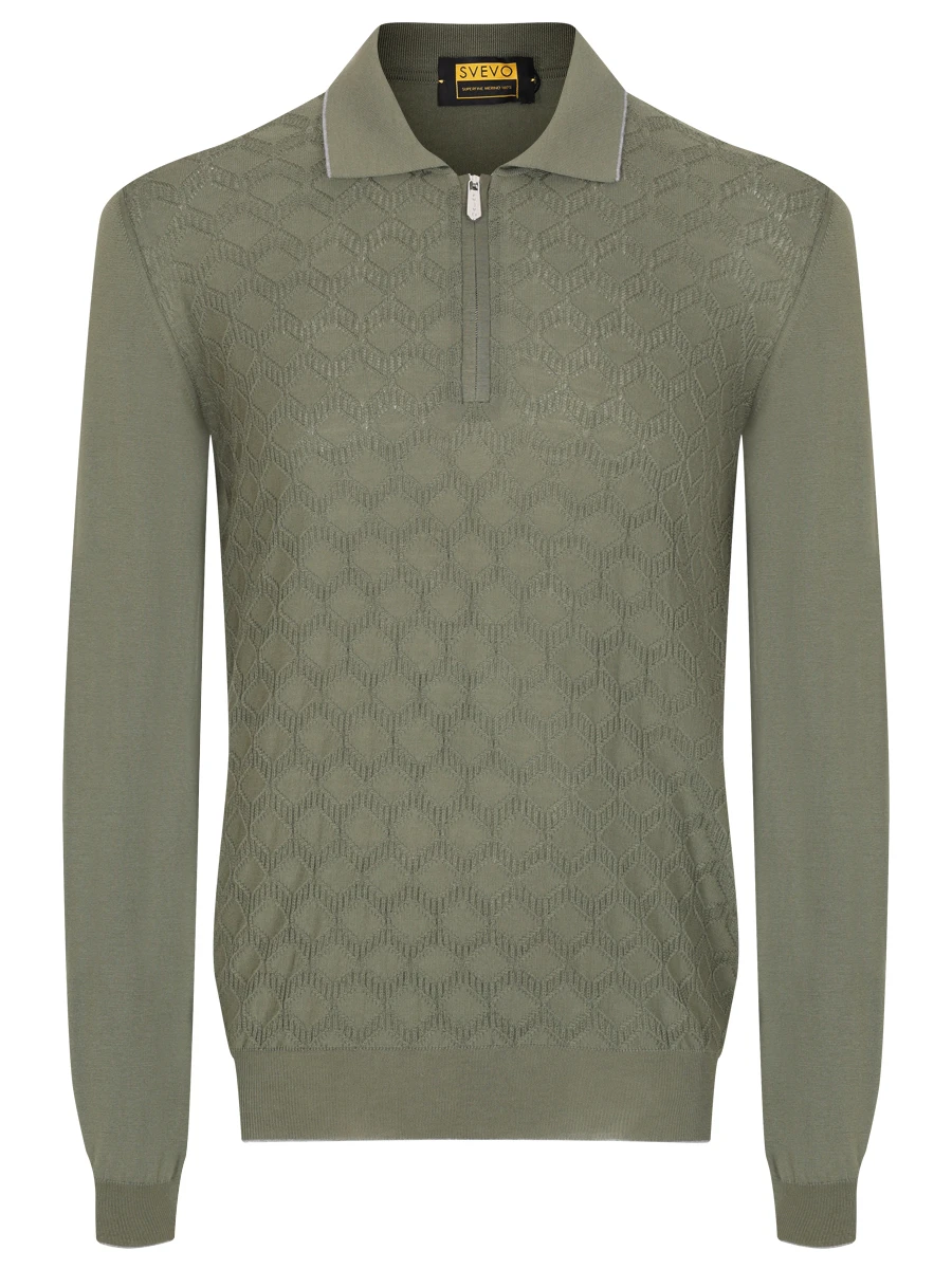 Поло шерстяное SVEVO 13148/ZSA24 MP13 340F Зеленый 