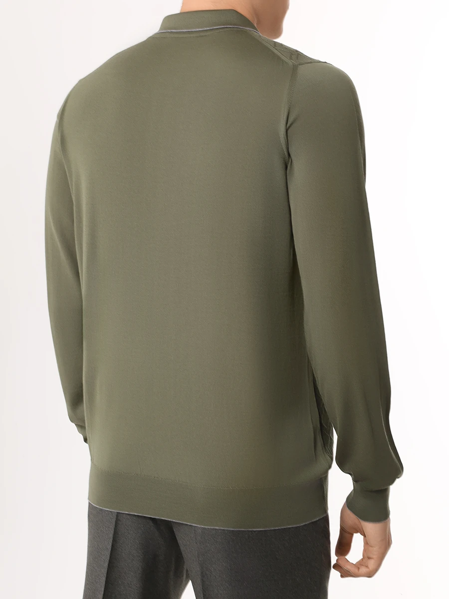 Поло шерстяное SVEVO 13148/ZSA24 MP13 340F Зеленый  Фото 3