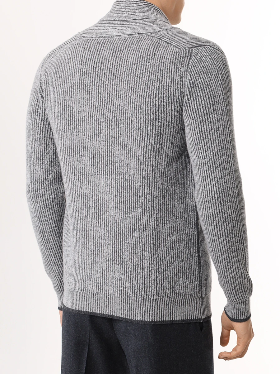 Кардиган шерстяной SVEVO 4026SA24 MP40/2 V9B Серый  Фото 3