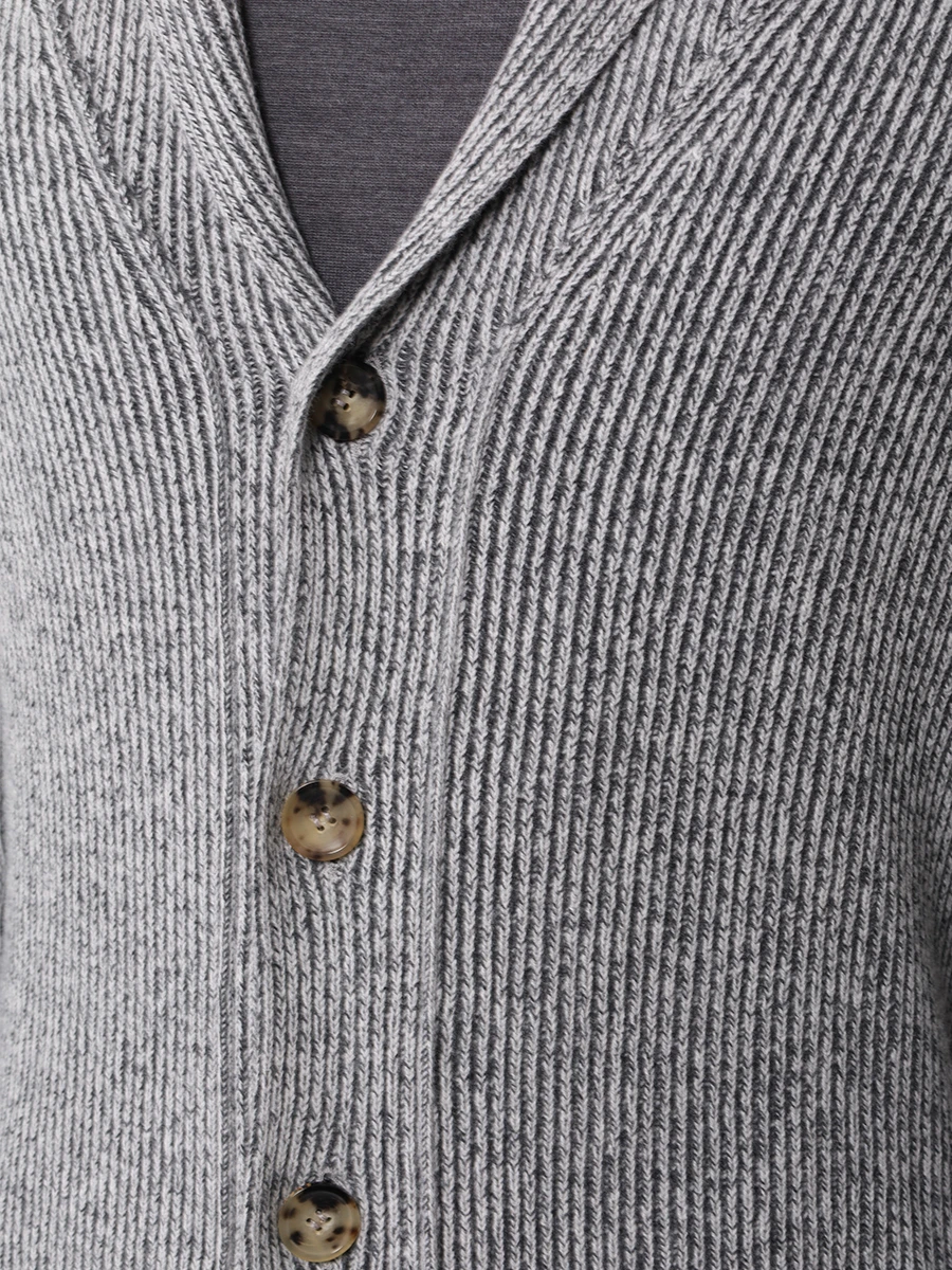 Кардиган шерстяной SVEVO 4026SA24 MP40/2 V9B Серый  Фото 5