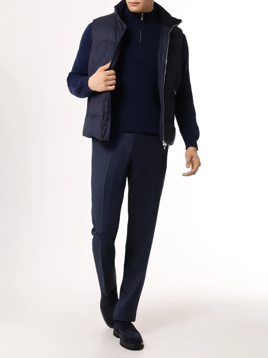 Джемпер шерстяной SVEVO 4027SA24 MP40/2 713 Синий  Фото 2