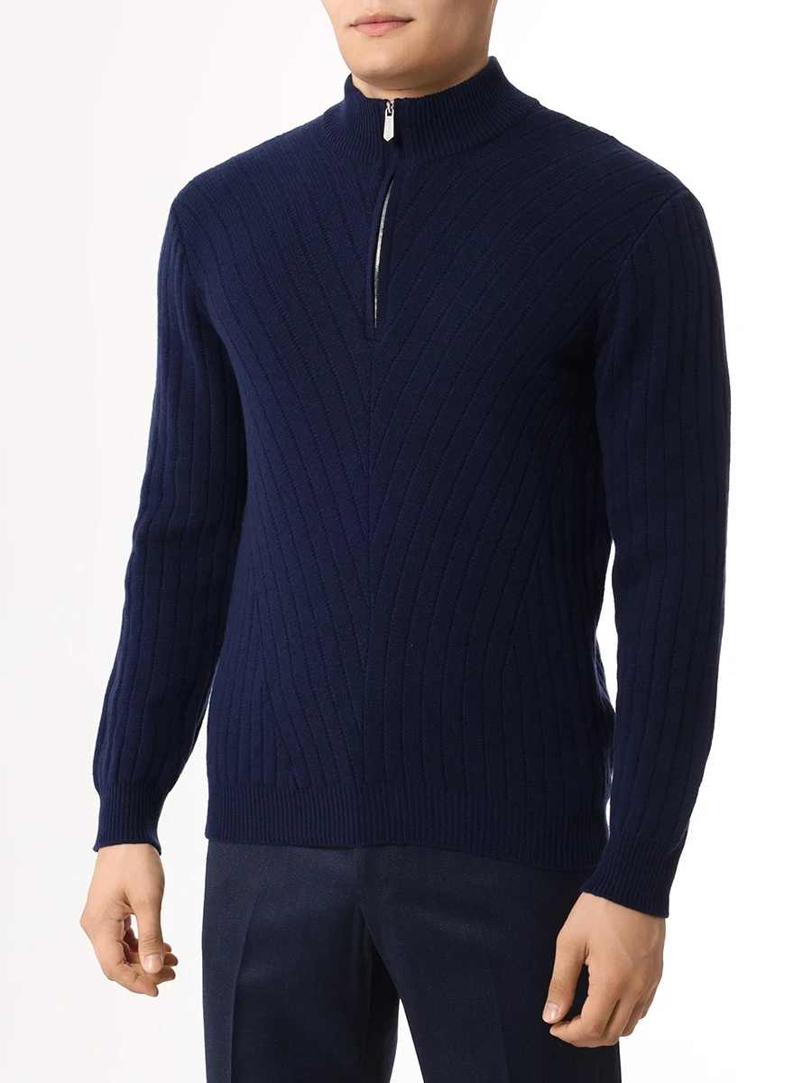 Джемпер шерстяной SVEVO 4027SA24 MP40/2 713 Синий  Фото 4