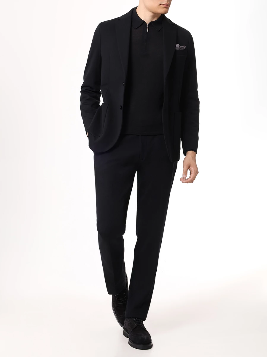 

Поло шерстяное, Черный, 24233/99/KNIT