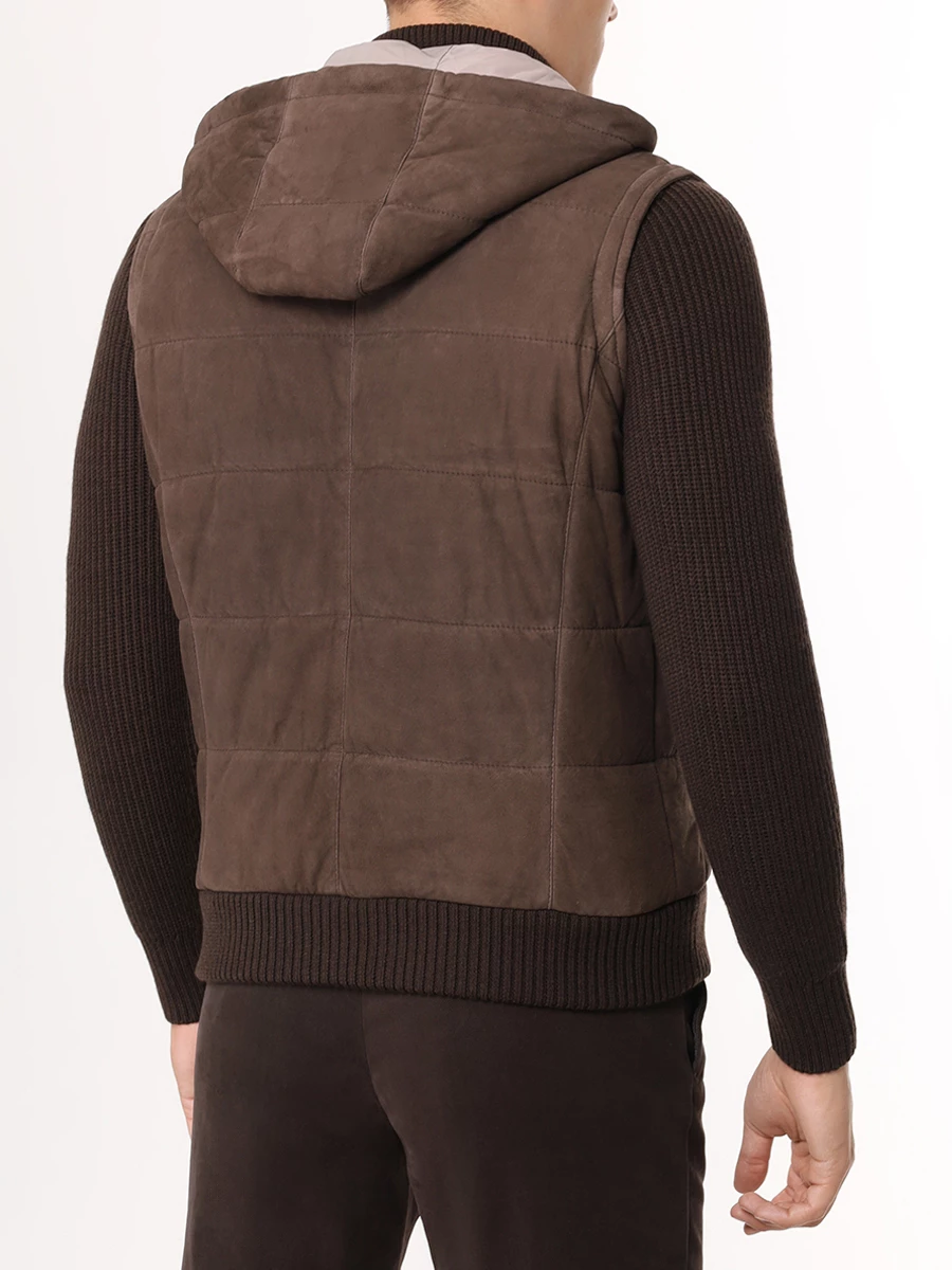 Куртка комбинированная BARBA 43702/5/VENTO Коричневый  Фото 3