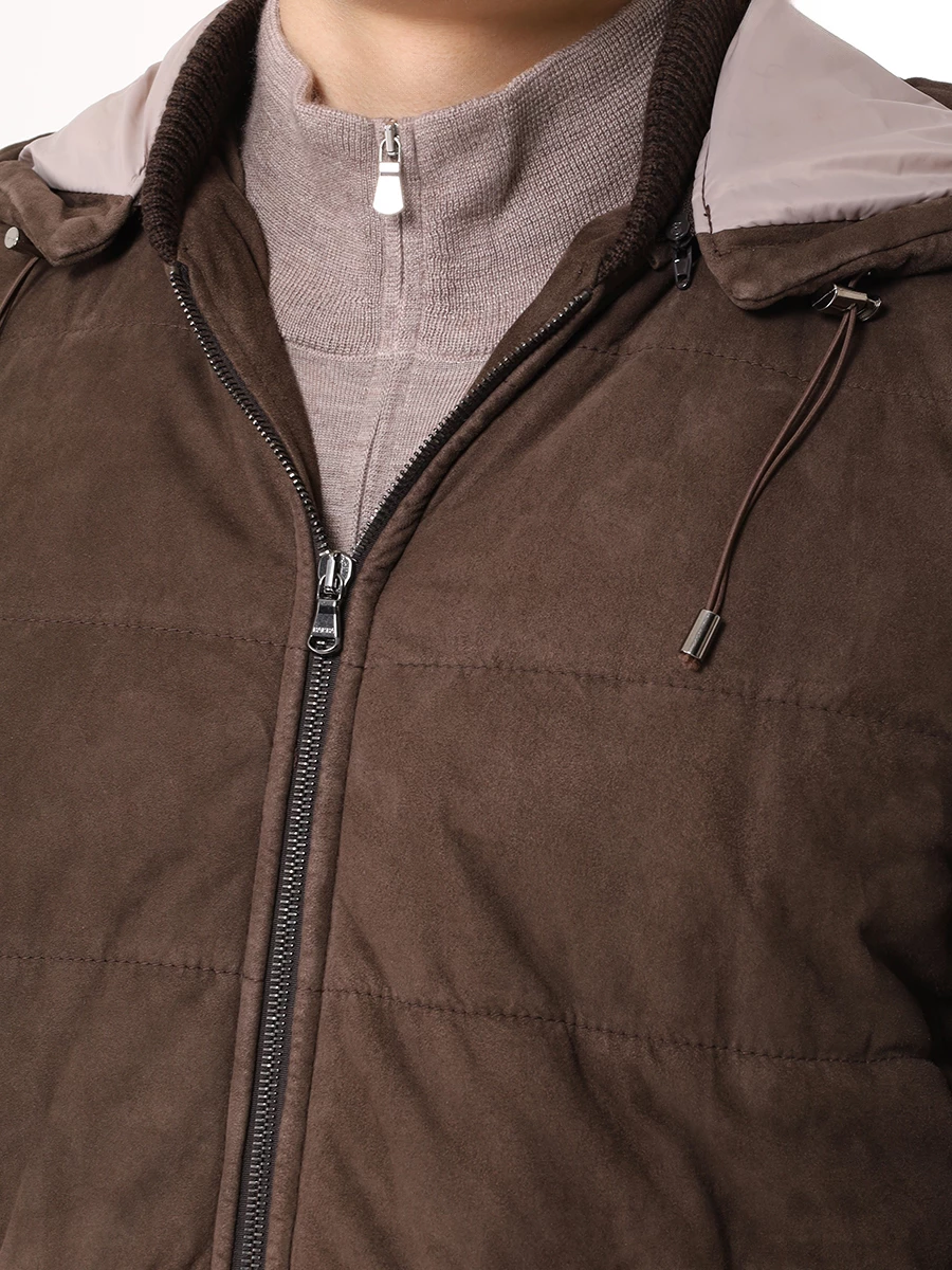 Куртка комбинированная BARBA 43702/5/VENTO Коричневый  Фото 5